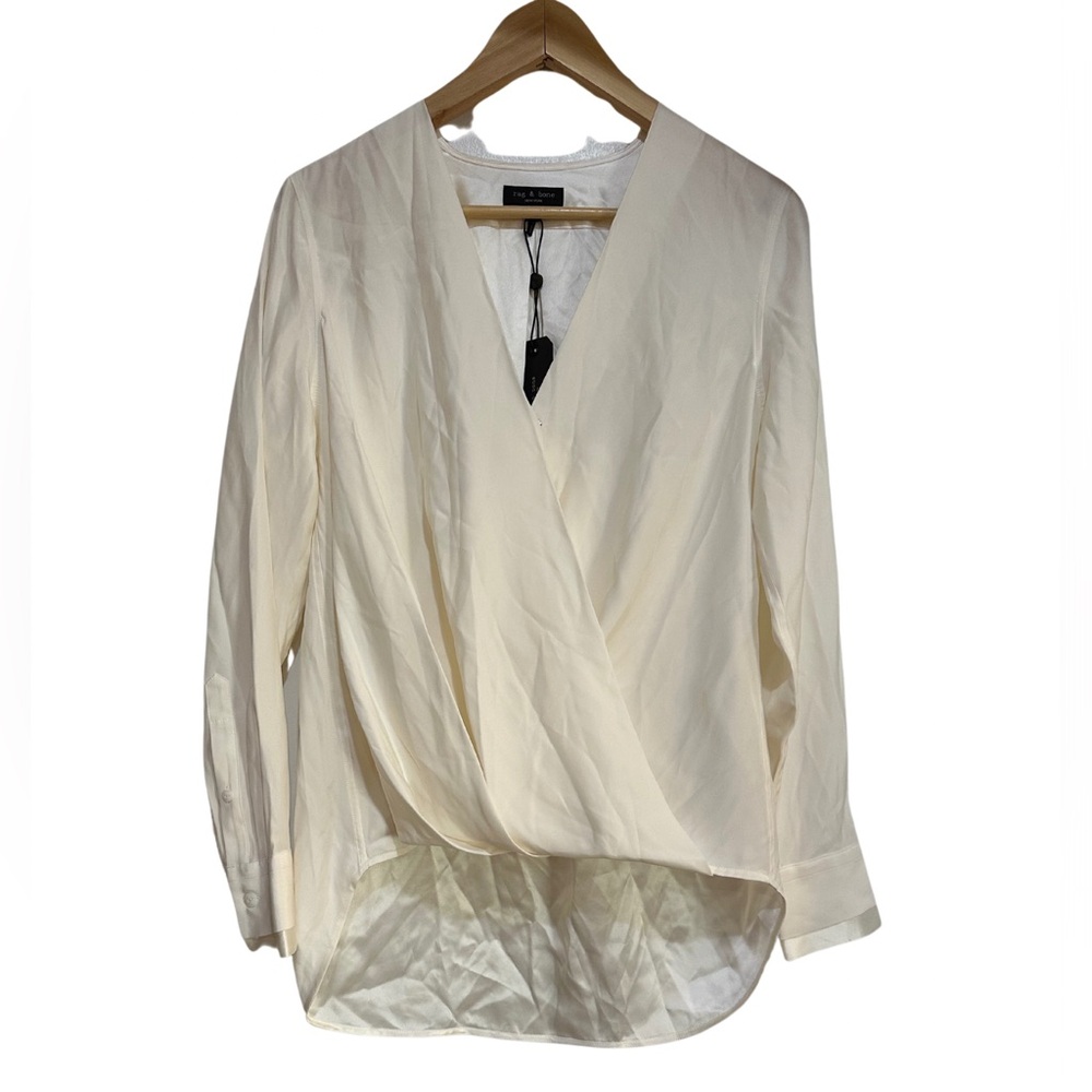 Rag and Bone off white blouse NWT size S